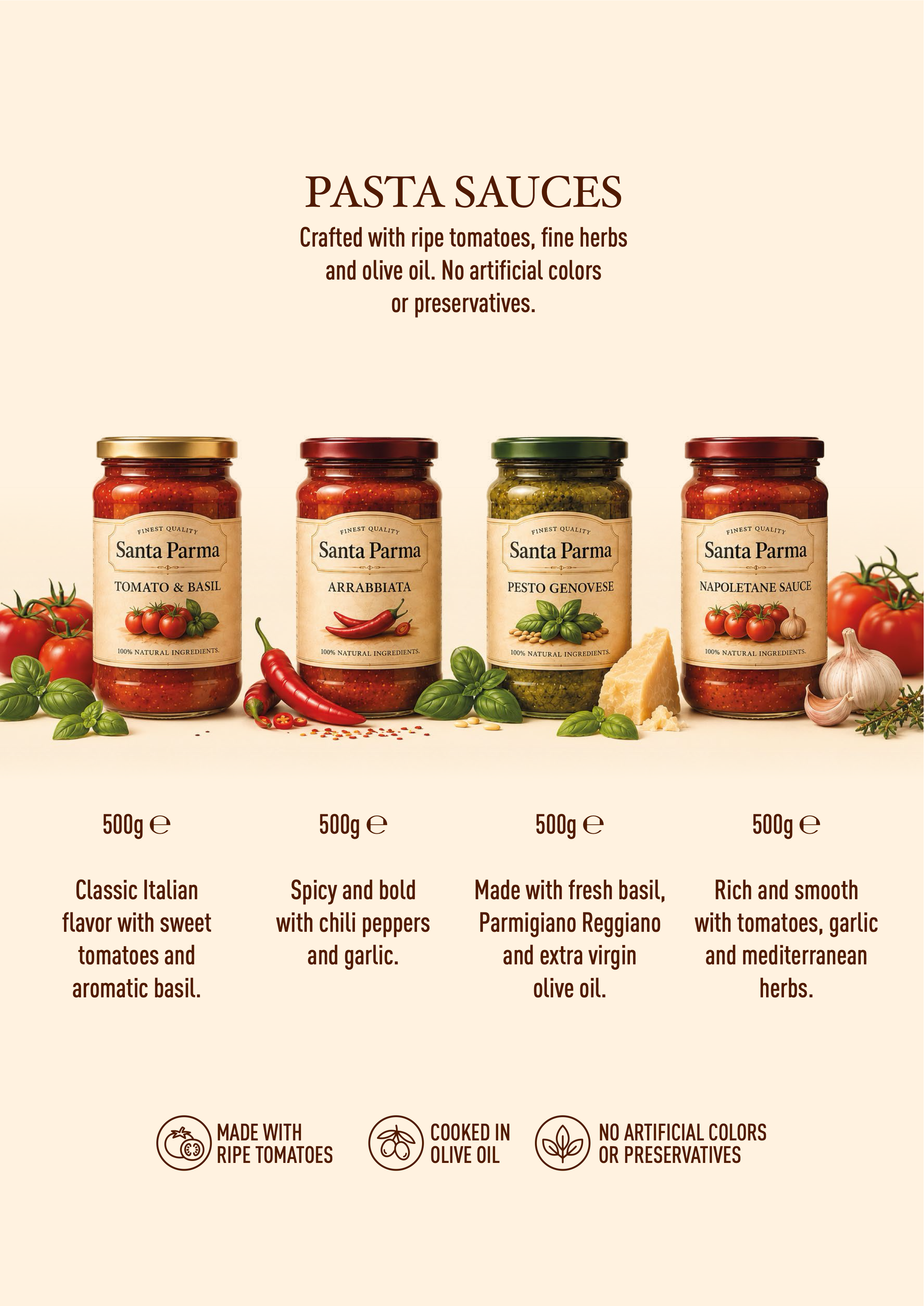 Santa Parma Gourmet Pasta Sauces