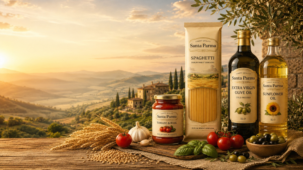 Santa Parma Complete Mediterranean Food Collection